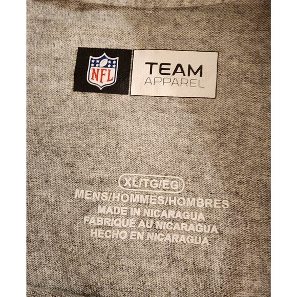 New York Giants T-Shirt Men's XL Gray NFL Team Apparel Football Shirt EUC - Picture 4 of 4